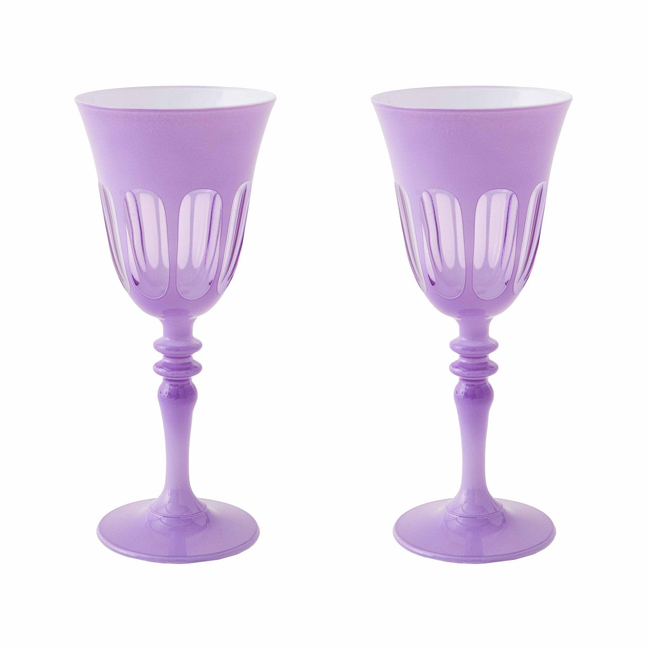 Rialto Glass Wine Set/2, Lupine