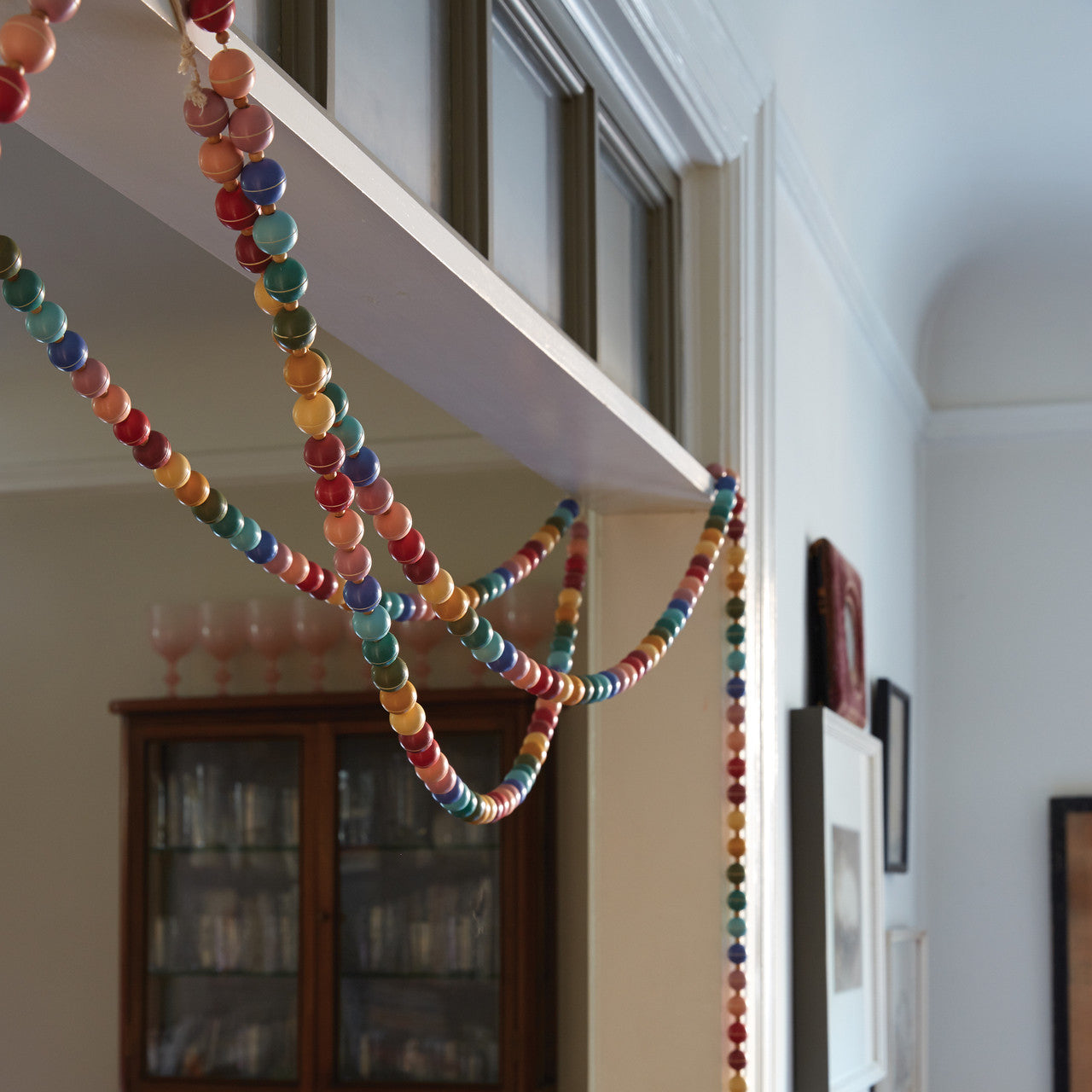 HAND-PAINTED GARLAND, RAINBOW