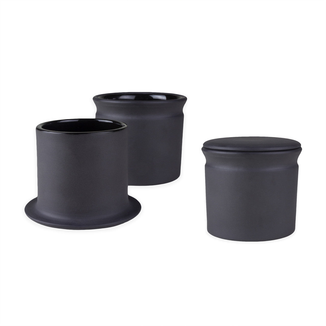 LARDER BUTTER KEEP, MATTE BLACK