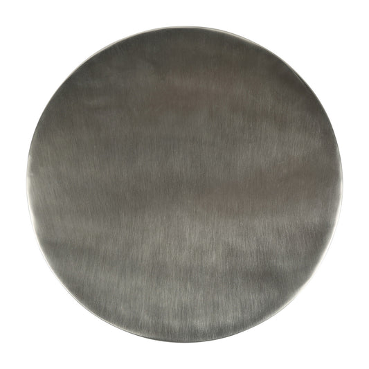 NICKEL-PLATED TRIVET 10”