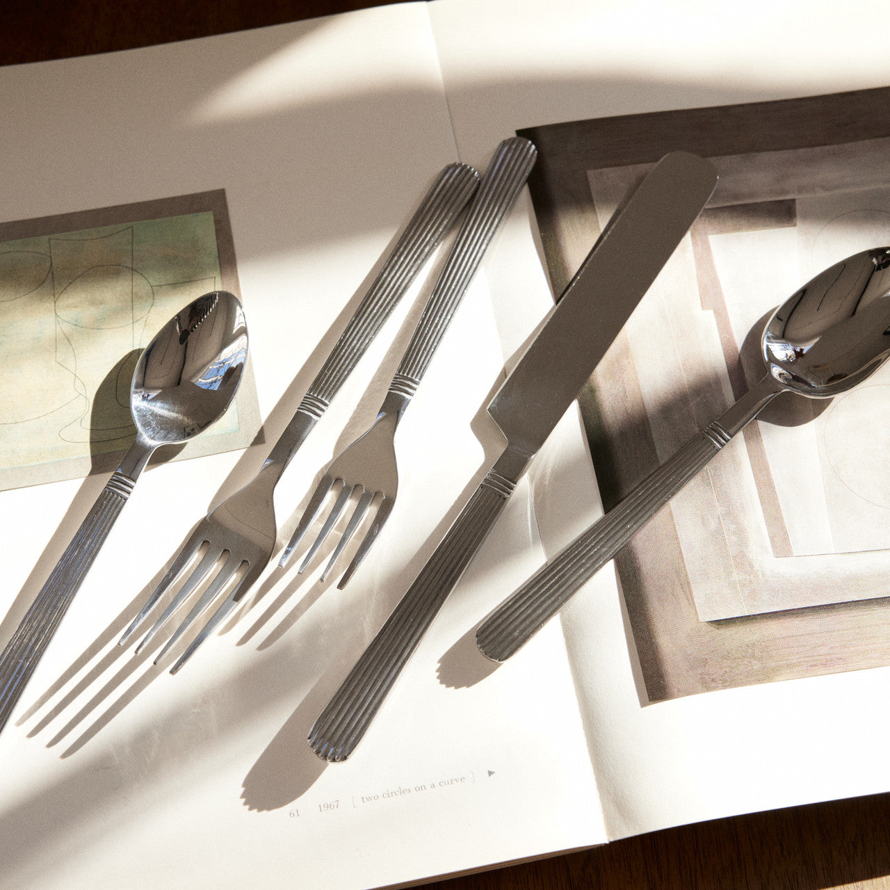 Athenian Flatware Set/5, Silver Mirror