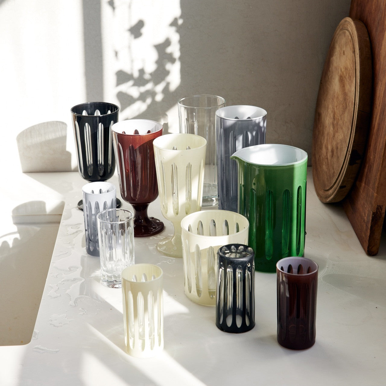 Empire Highball Set/2, Malachite