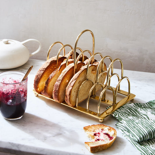 Brass Toast Stand