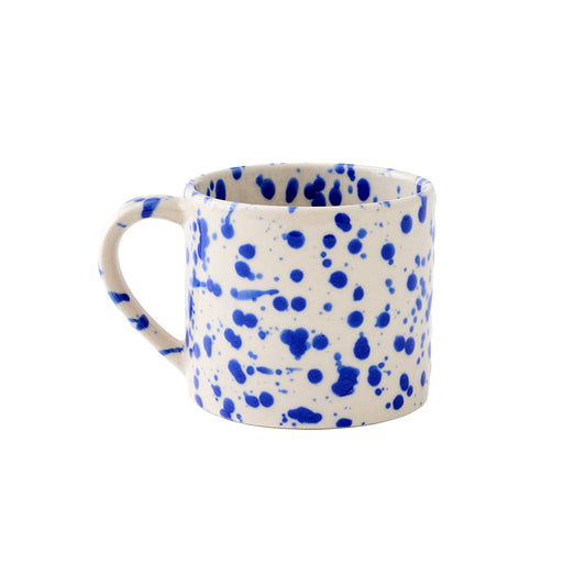 Splatterware Mugs Set of 4, Lake