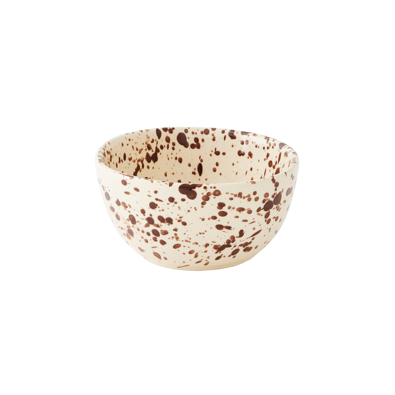 Splatterware Bowls Set of 4, Cacao