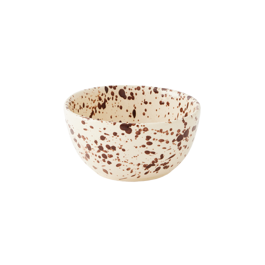 Splatterware Bowls Set of 4, Cacao