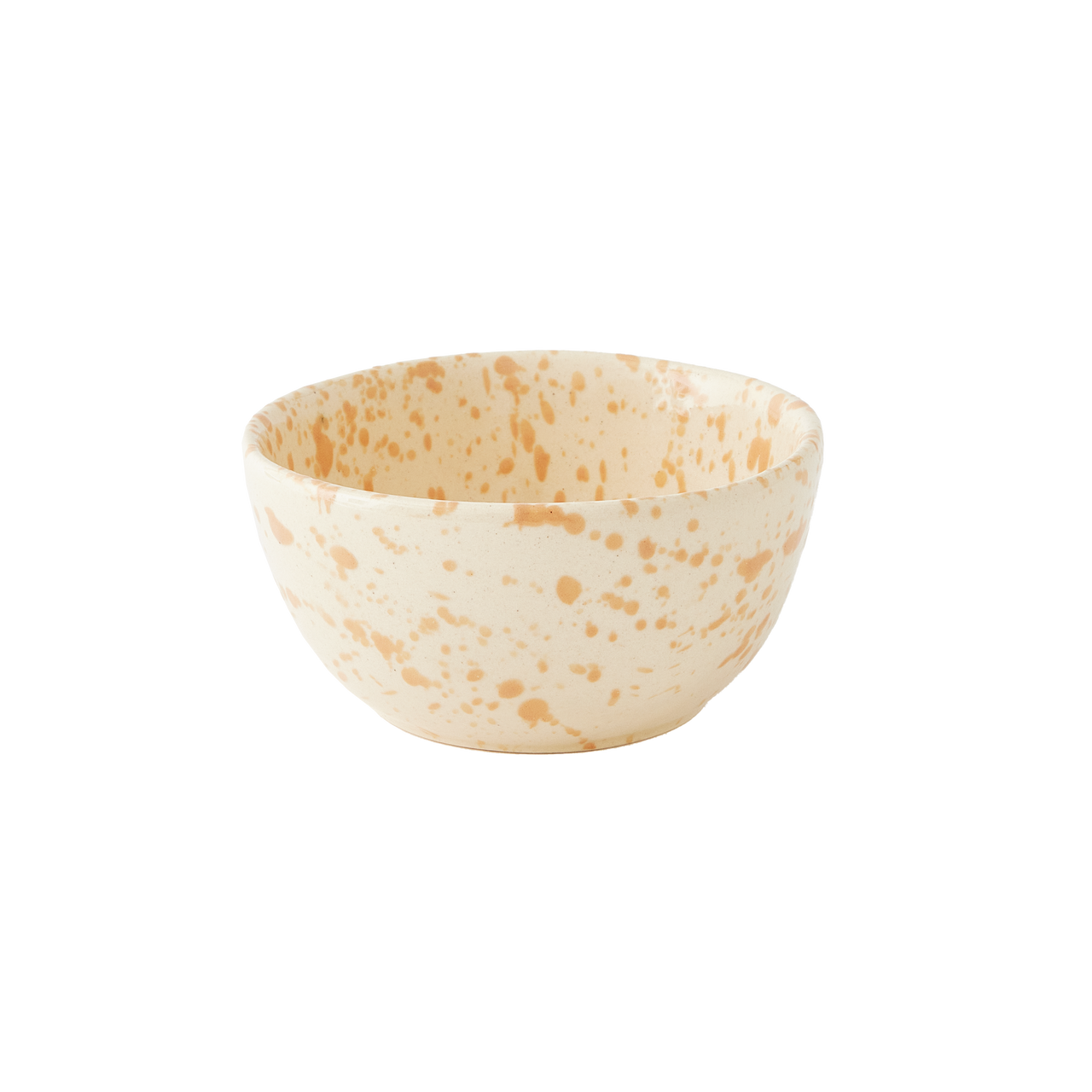 Splatterware Bowls Set of 4, Latte