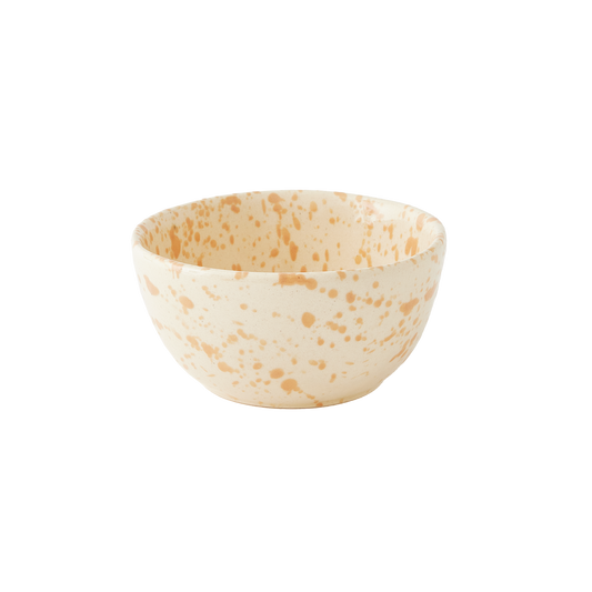 Splatterware Bowls Set of 4, Latte