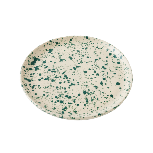 Splatterware Plates Set of 4, Nettle