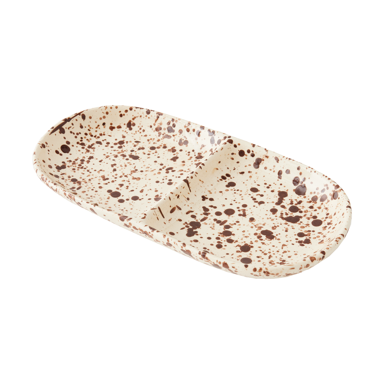 Splatterware Divided Tray, Cacao 1 Ea.