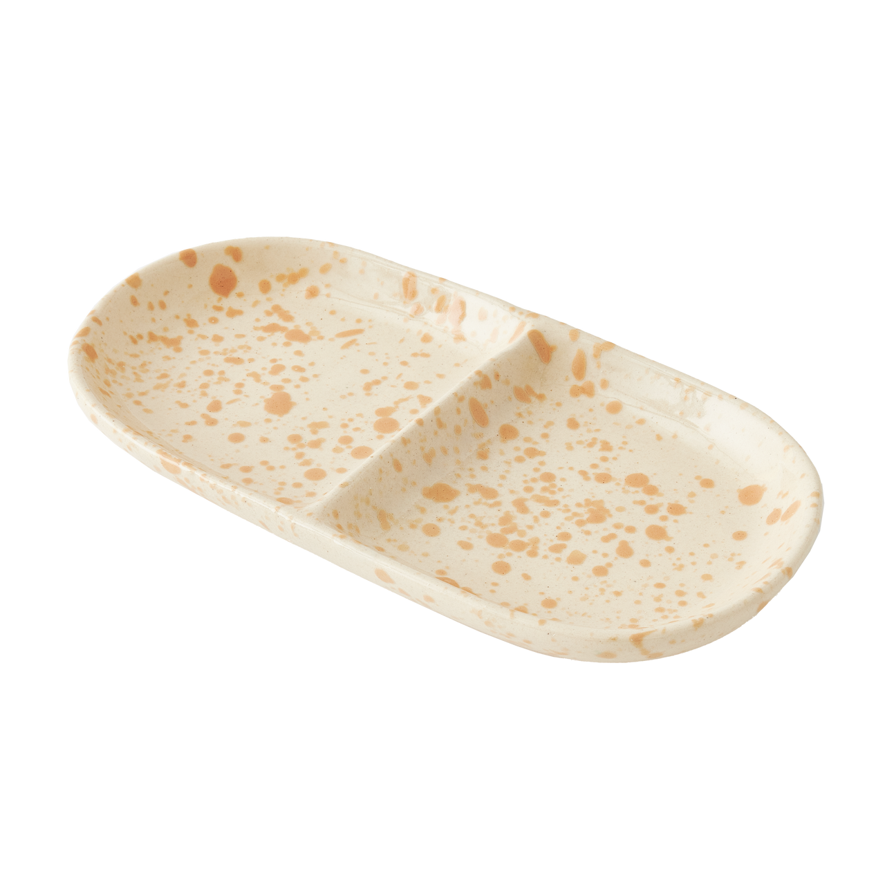 Splatterware Divided Tray, Latte 1 Ea.