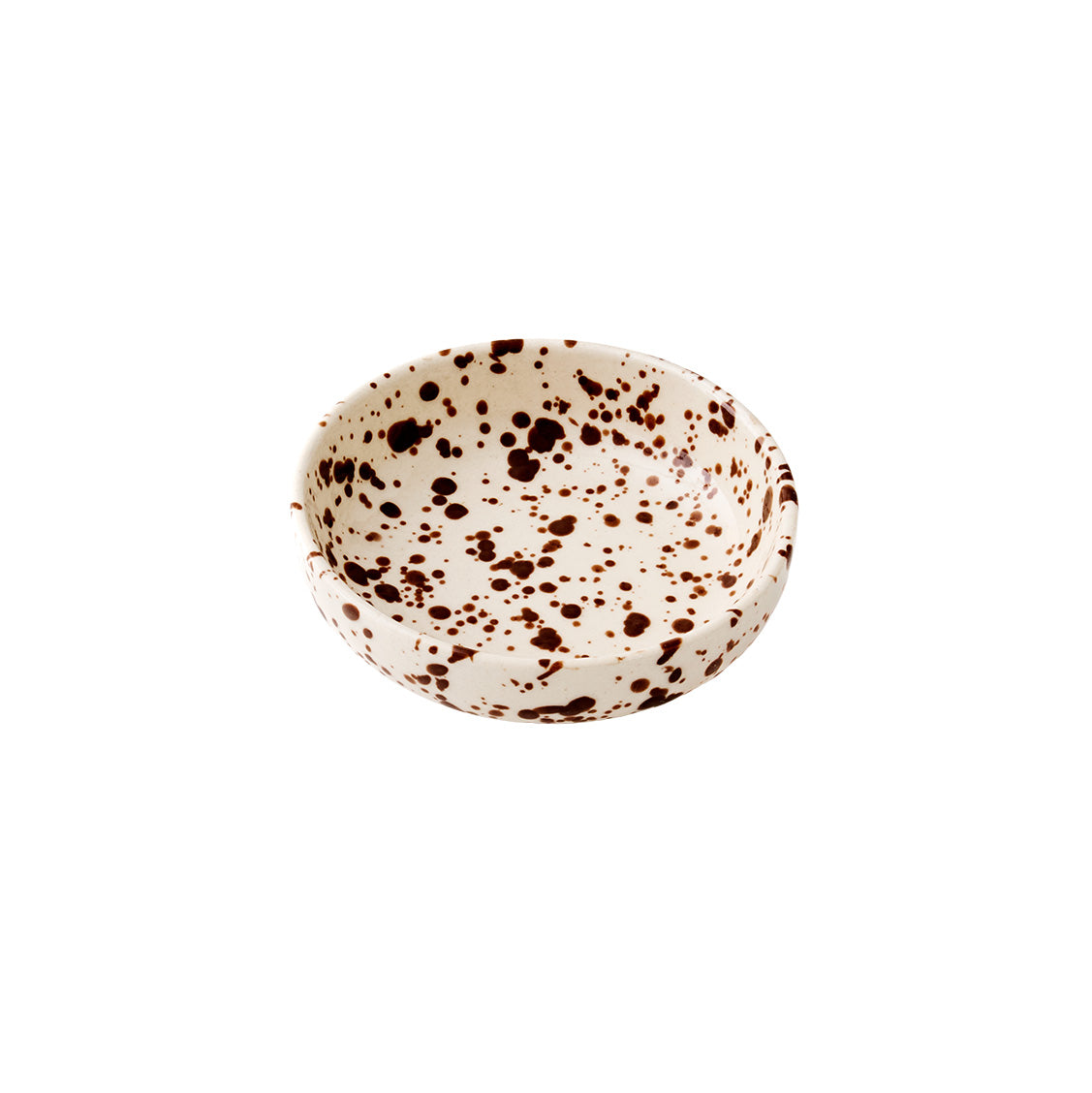 Splatterware Nut Bowls Set of 2, Cacao