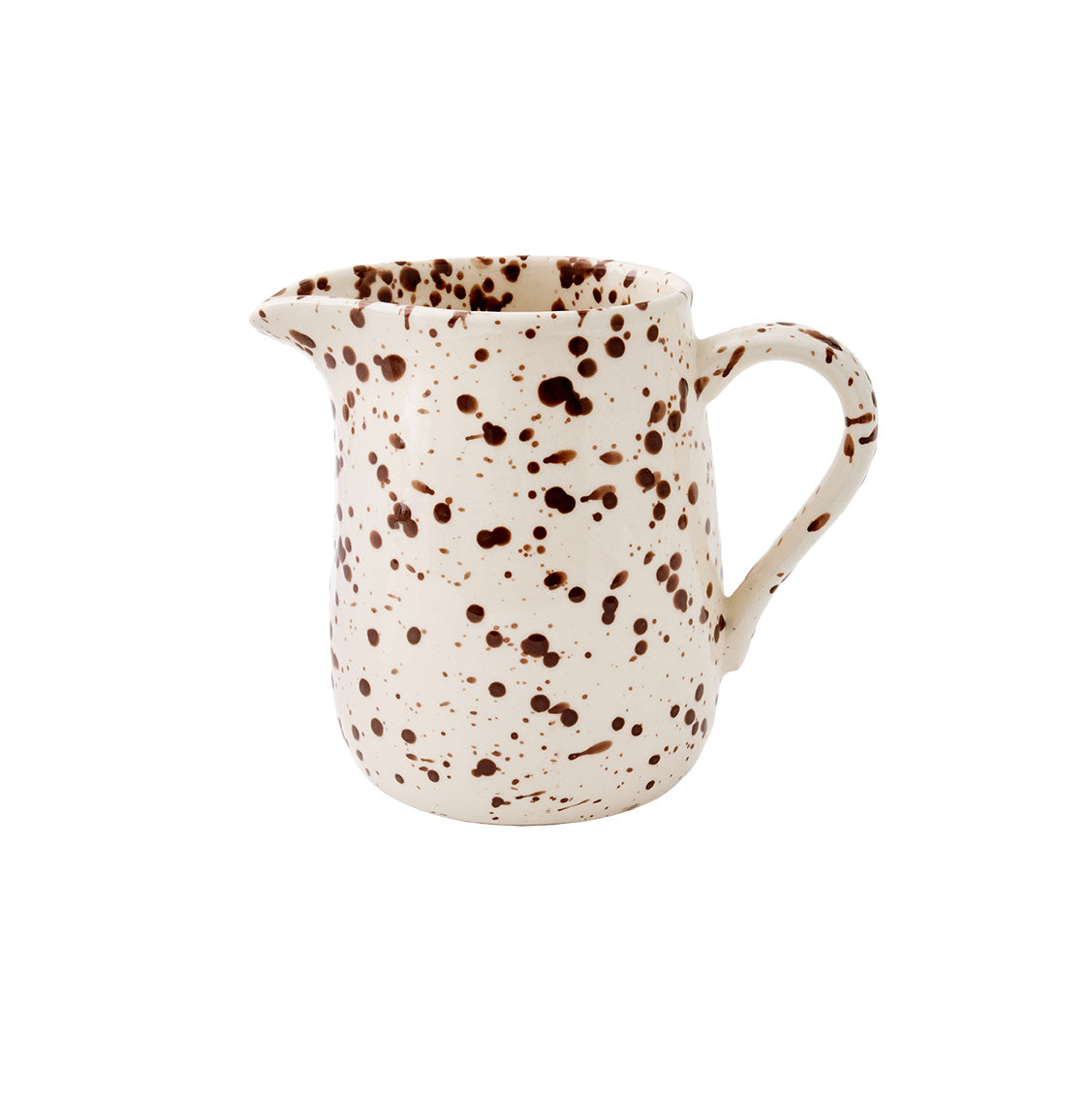 Splatterware Pitcher, Cacao