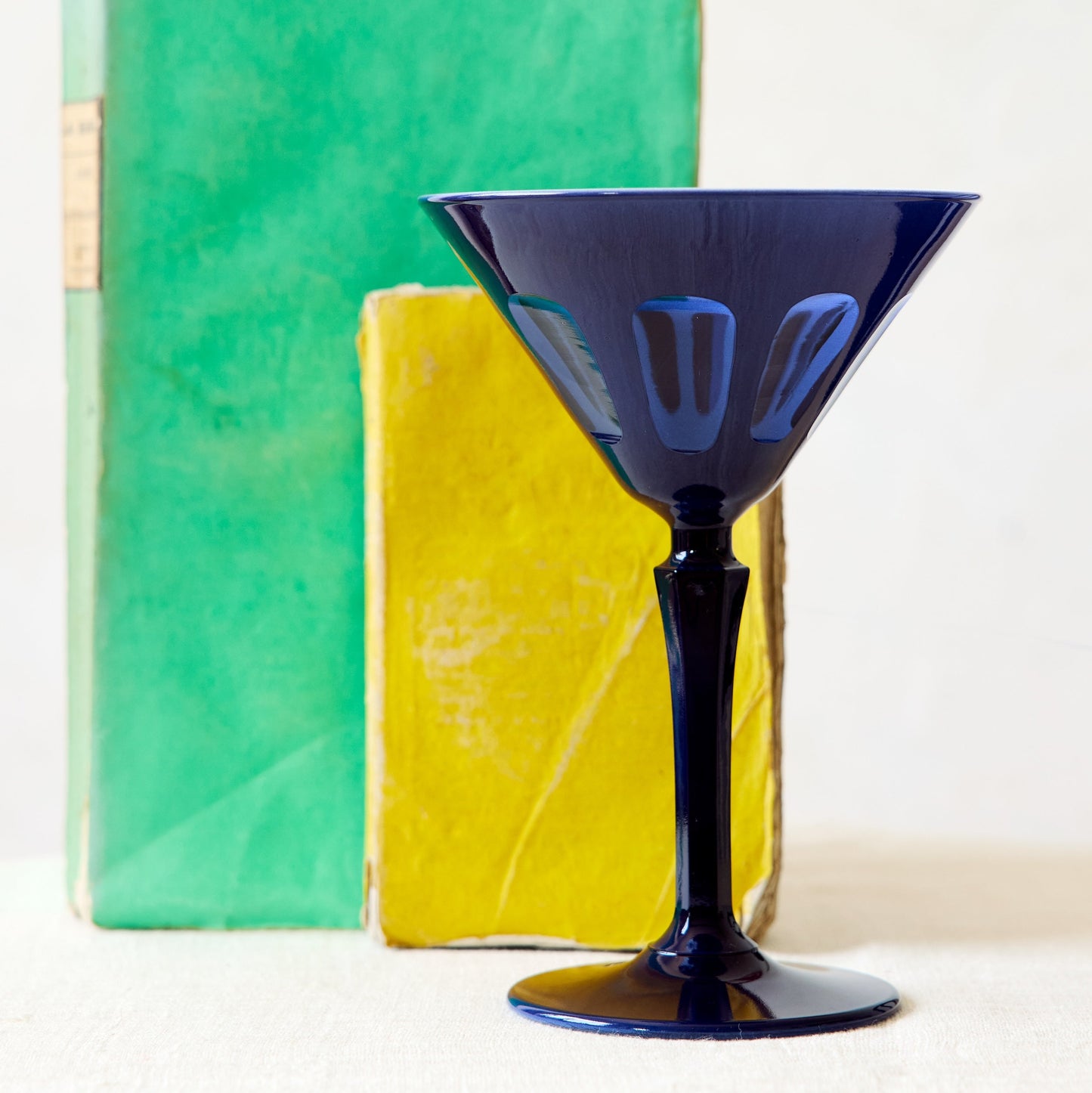 Rialto Glass Martini Set/2 - Midnight