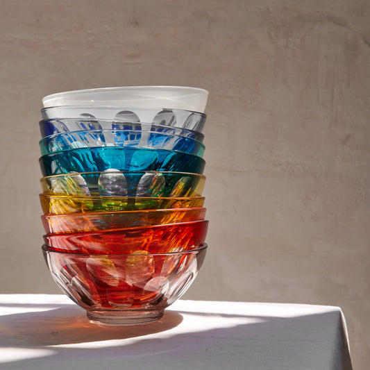 Rialto Glass Bowl Set/2, Opal