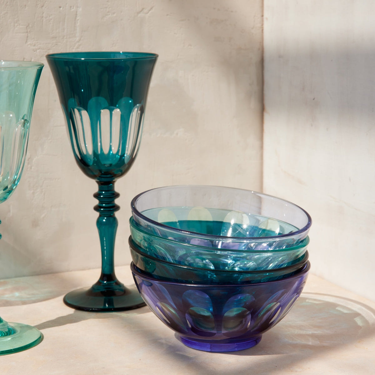 Rialto Glass Wine Set/2, Millicent