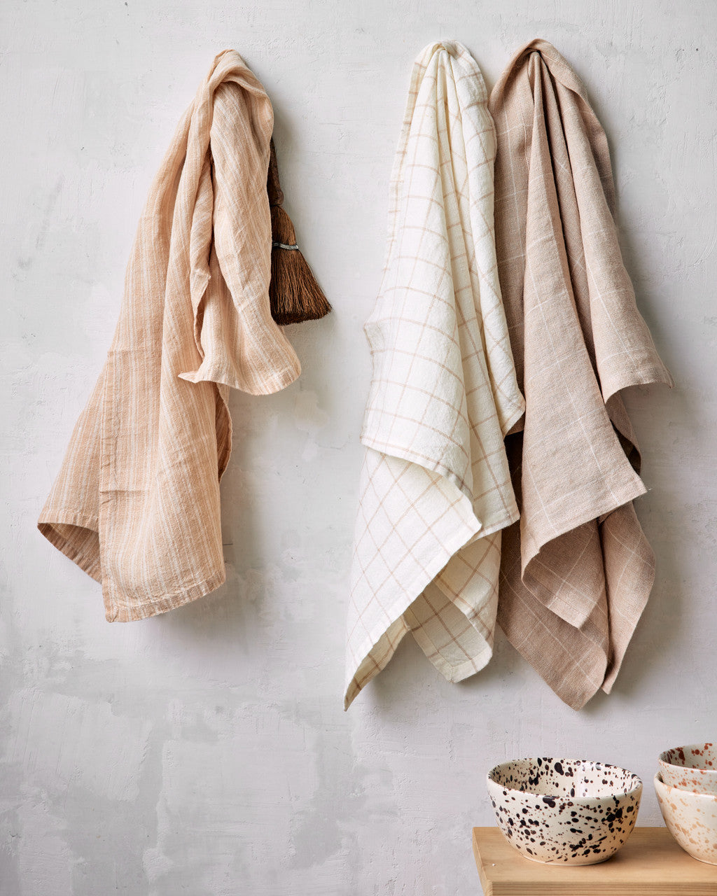 Essential Linens Graphic, Dune, Set/2