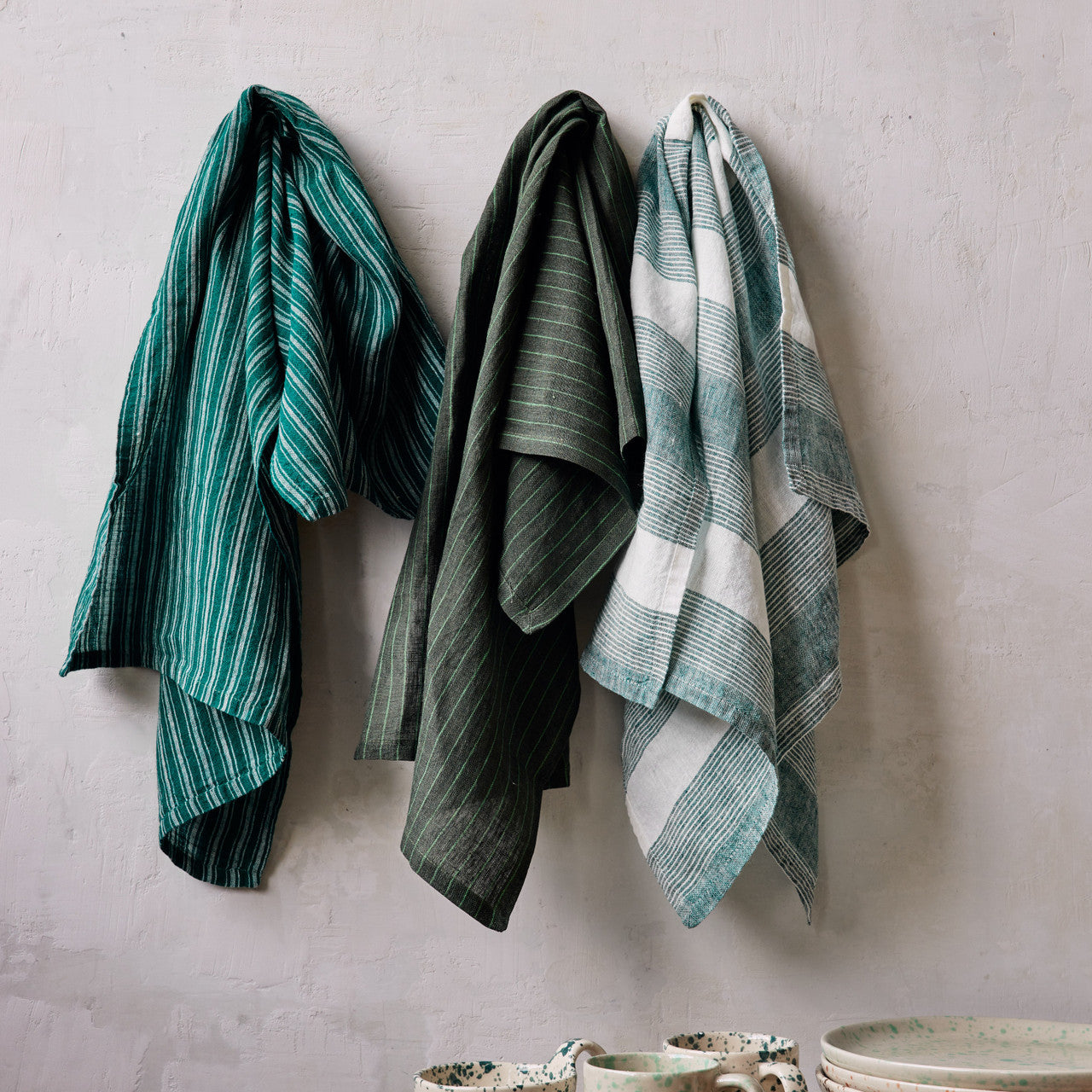 Essential Linens Porto, Leaf, Set/2