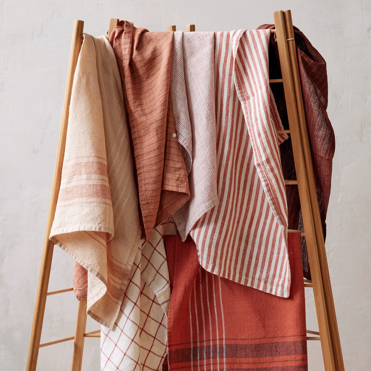 Essential Linens Tangier, Clay, Set/2