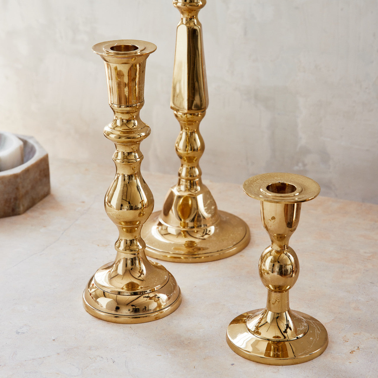 Georgian Candlestick, No. 5, Brass