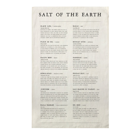 Salt of the Earth Tea Towel
