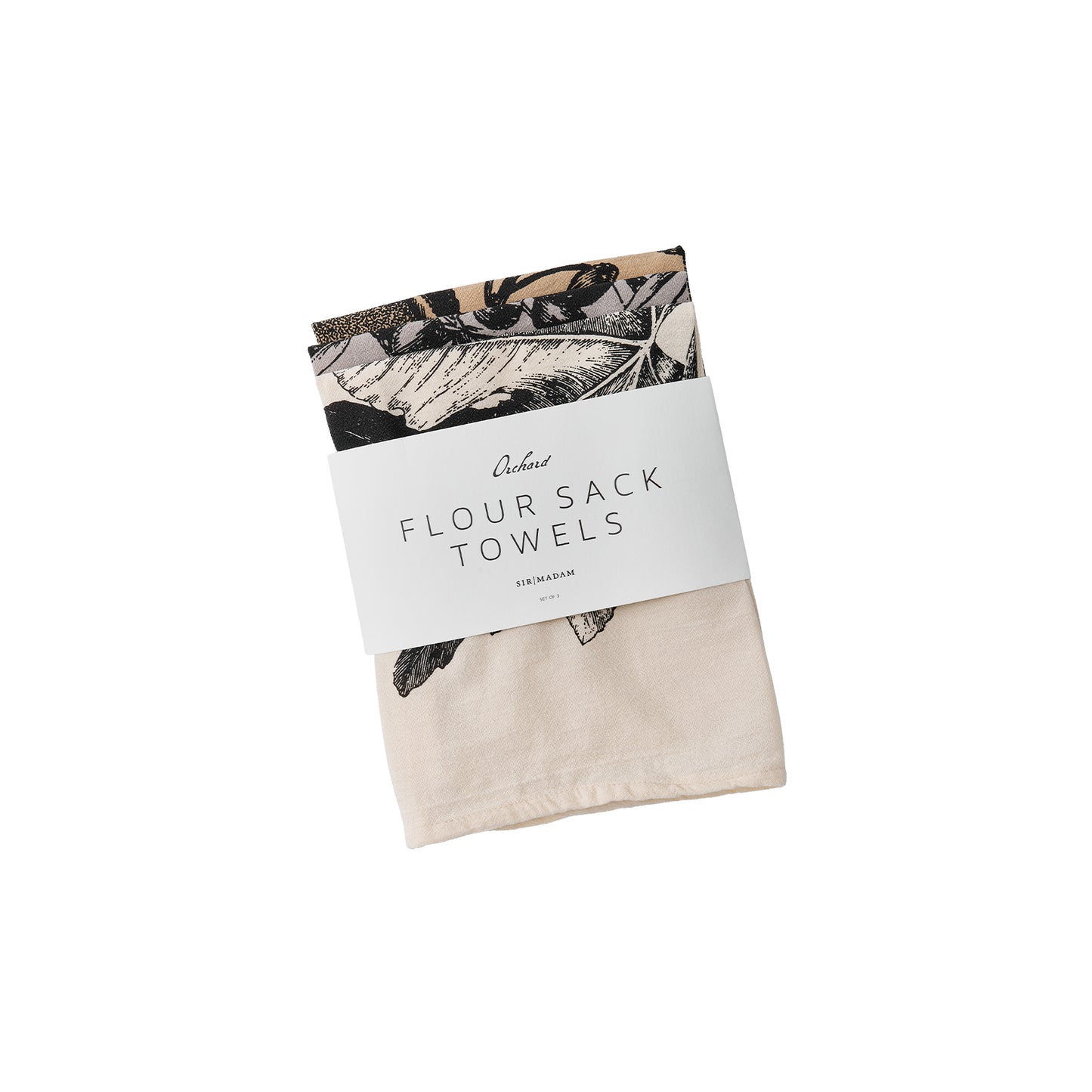 Flour Sack Towels, Orchard, Set/3