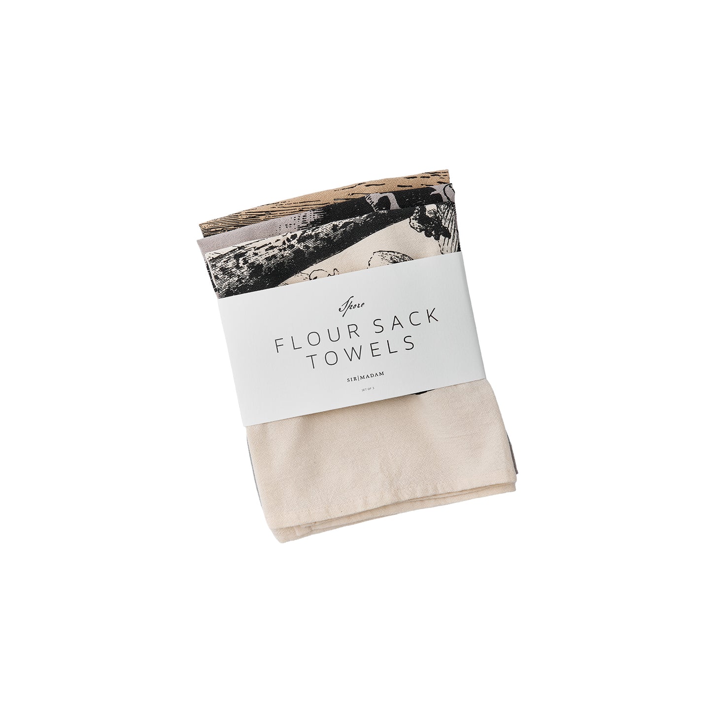 Flour Sack Towels, Spore, Set/3