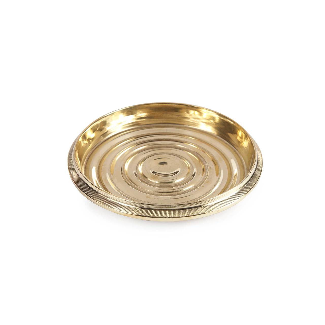 Brass Coin-Edged Bottle Coaster