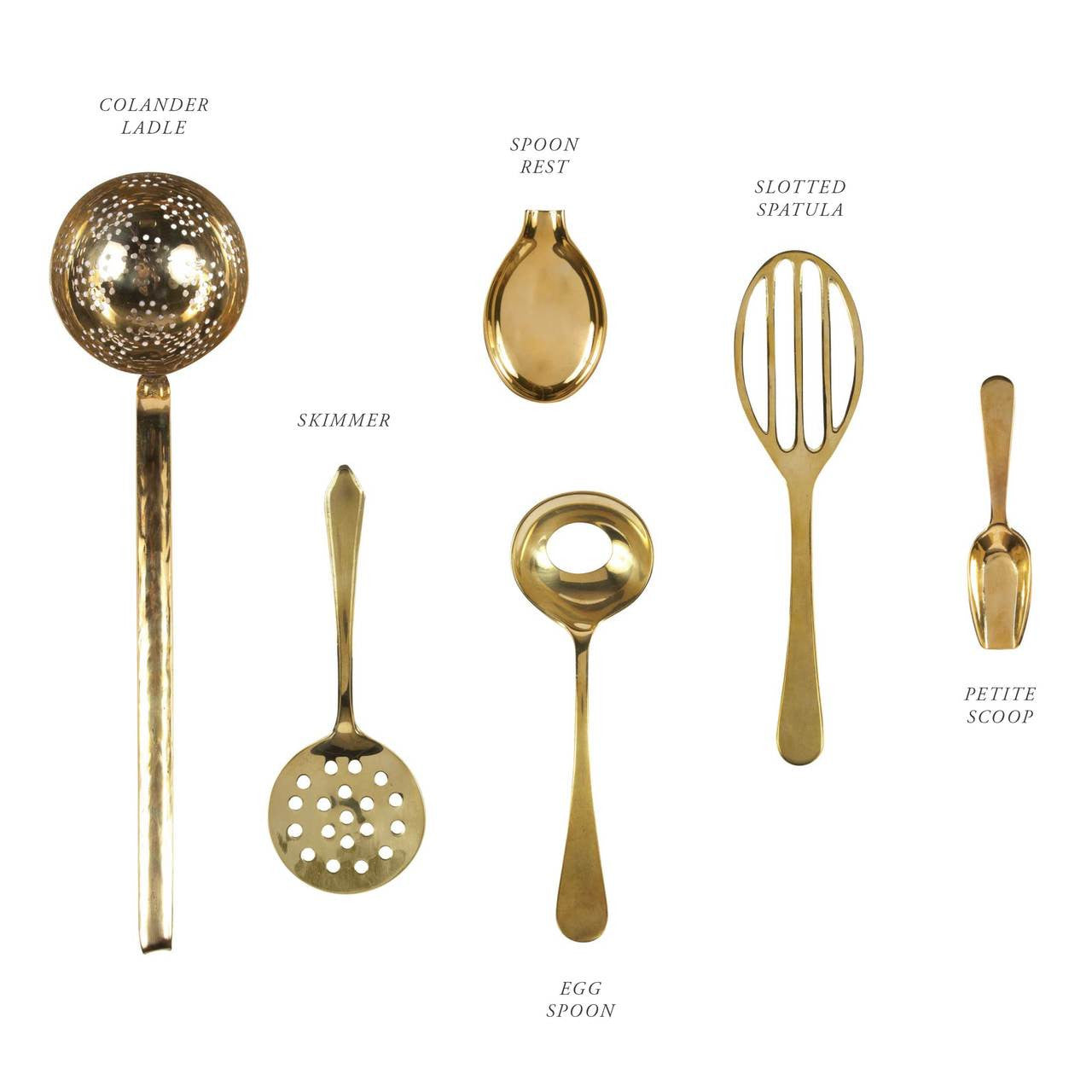 Brass Spoon Rest