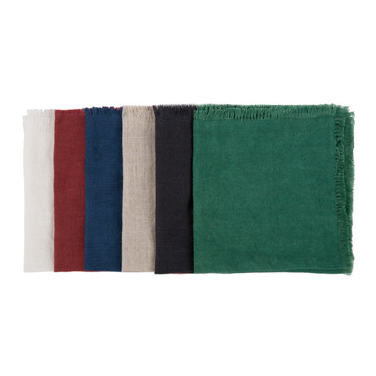 COCKTAIL NAPKINS, CLASSIC, ASSORTED SET OF 6