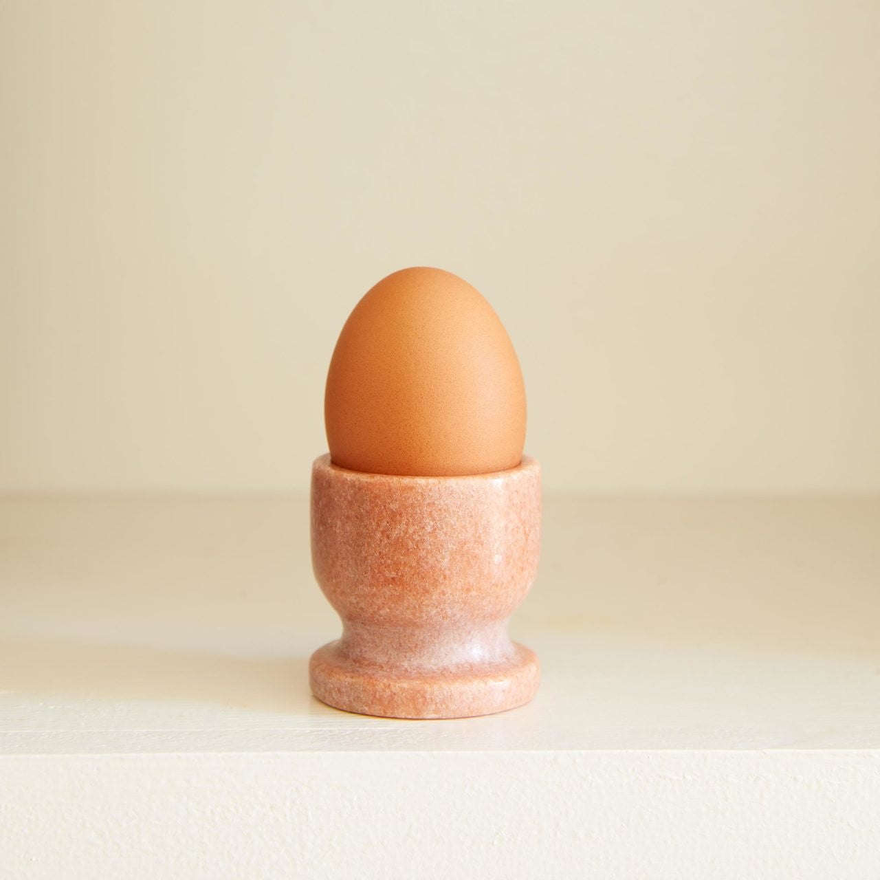 PINK MARBLE EGG CUP