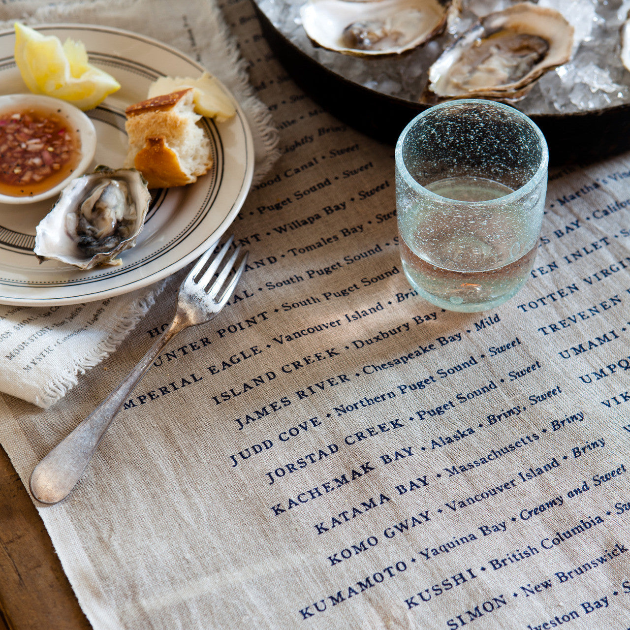 North American Oysters Runner, Natural