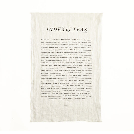 Index of Tea Pure Linen Tea Towel