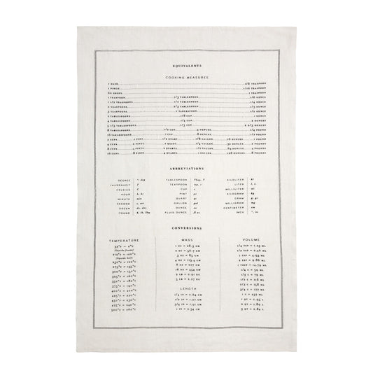Measures Pure Linen Tea Towel