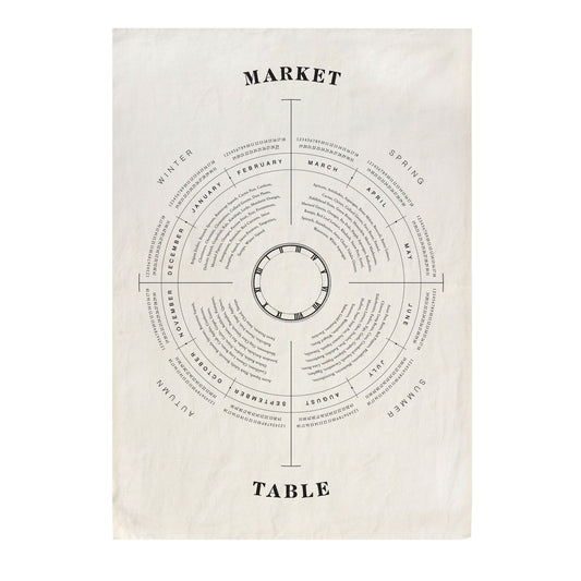 Market Table Pure Linen Tea Towel